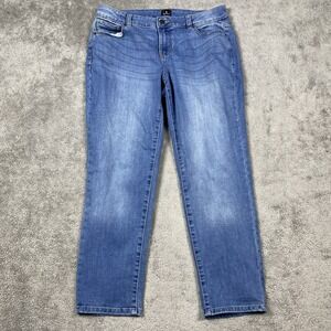 Dressbarn Jeans  Womens‎ Size 8 Petite Blue Medium Wash Denim Stretch